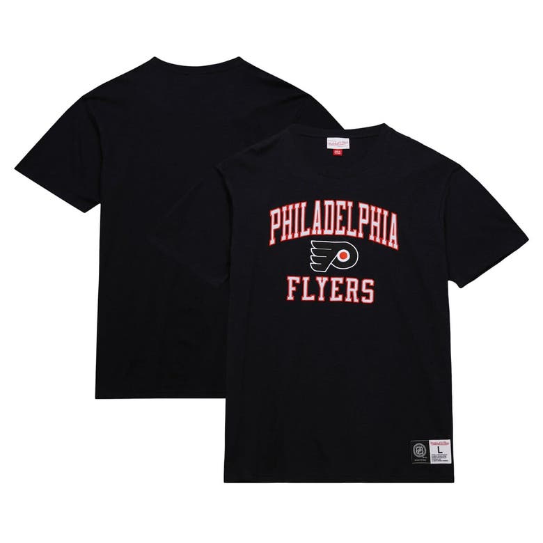 Shop Mitchell & Ness Black Philadelphia Flyers Legendary Slub T-shirt