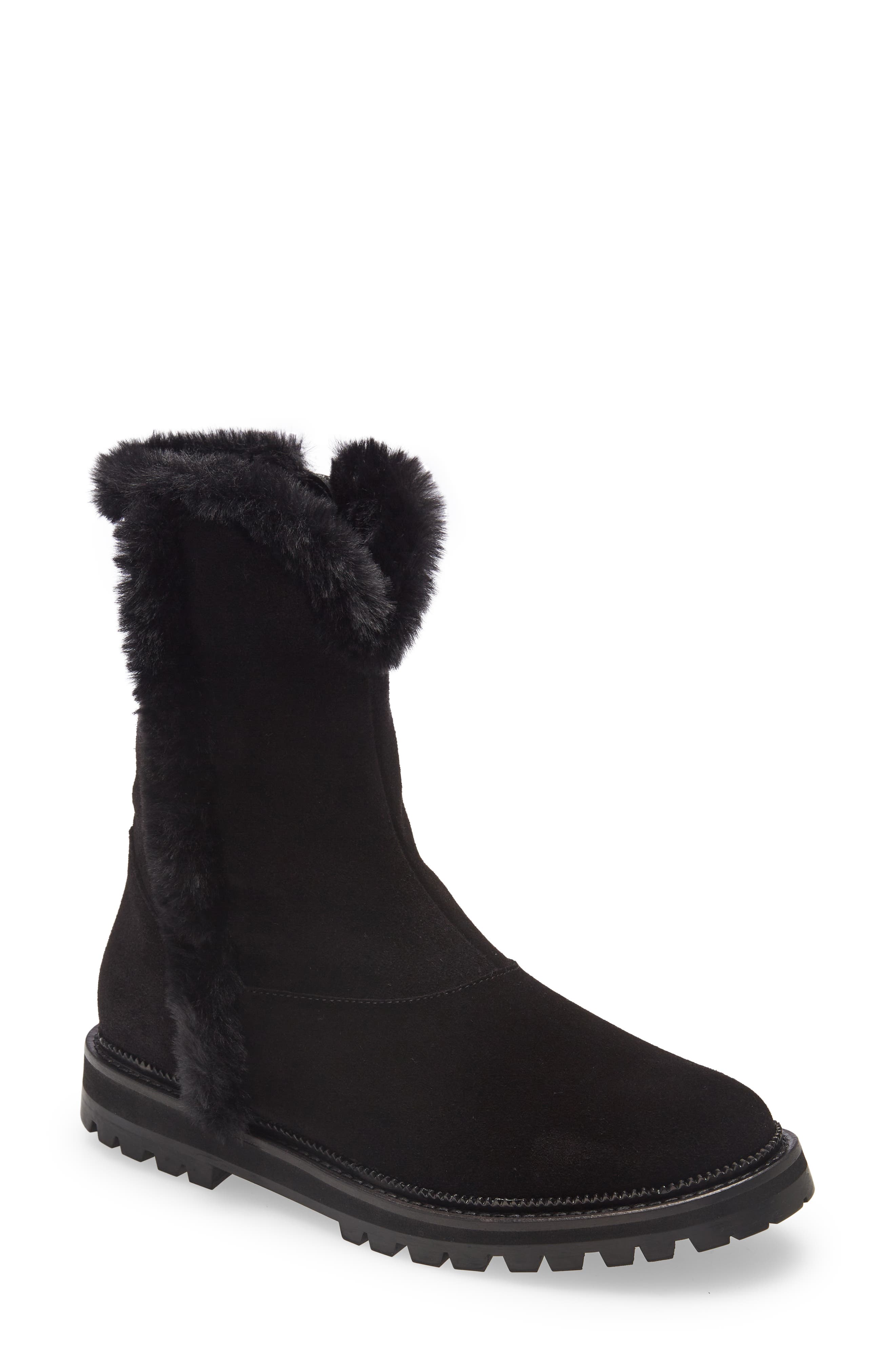 aquatalia boots fur