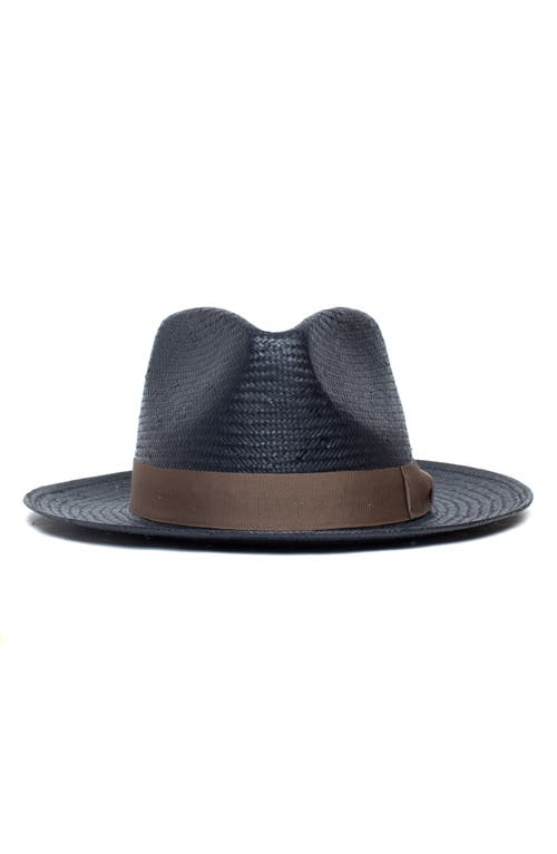 Goorin Bros. First & Foremost Woven Straw Hat Navy at Nordstrom,