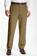 John W. Nordstrom® Smartcare™ Flat Front Supima® Cotton Pants | Nordstrom