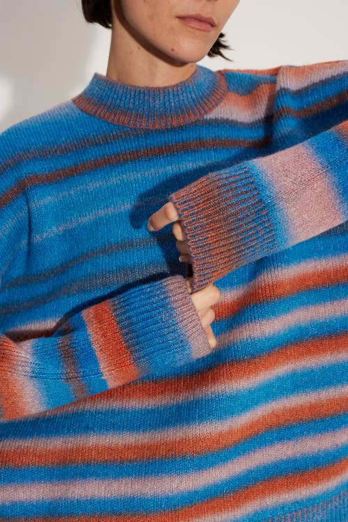 Shop Simonmiller Calder Knit Sweater In Matisse Blue Multi