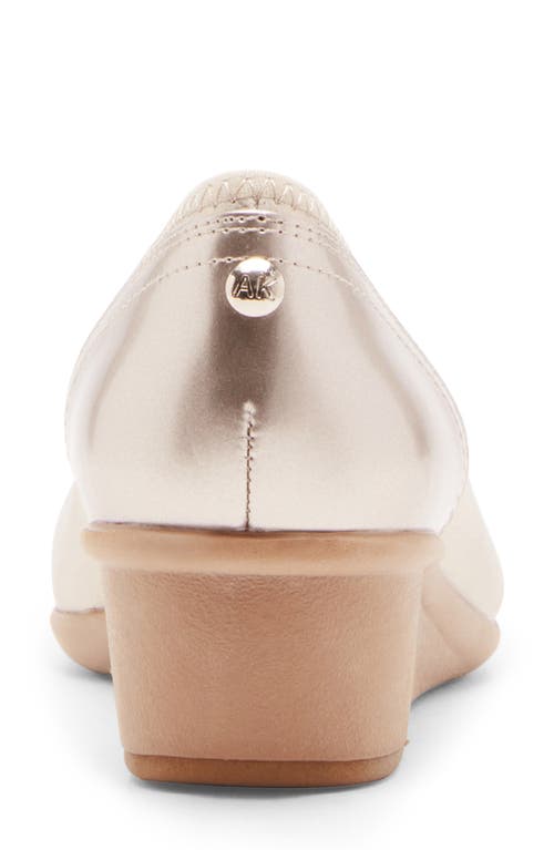 Anne Klein Wisher Pump In Light Gold