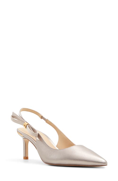 TED BAKER TED BAKER LONDON JANIE BOW SLINGBACK POINTED TOE PUMP 