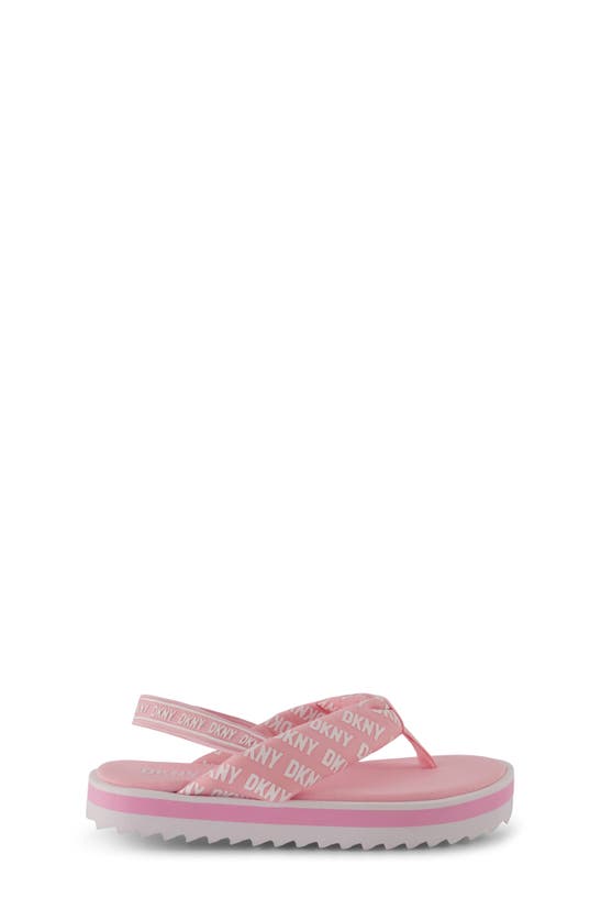 DKNY KIDS' NIA LOGO FLIP FLOP