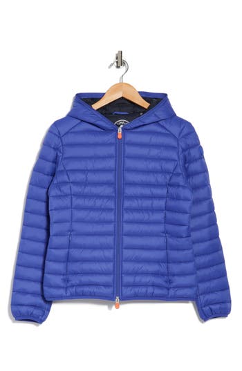 Save The Duck Vicky Water Repellent Quilted Jacket In Gentian Blue