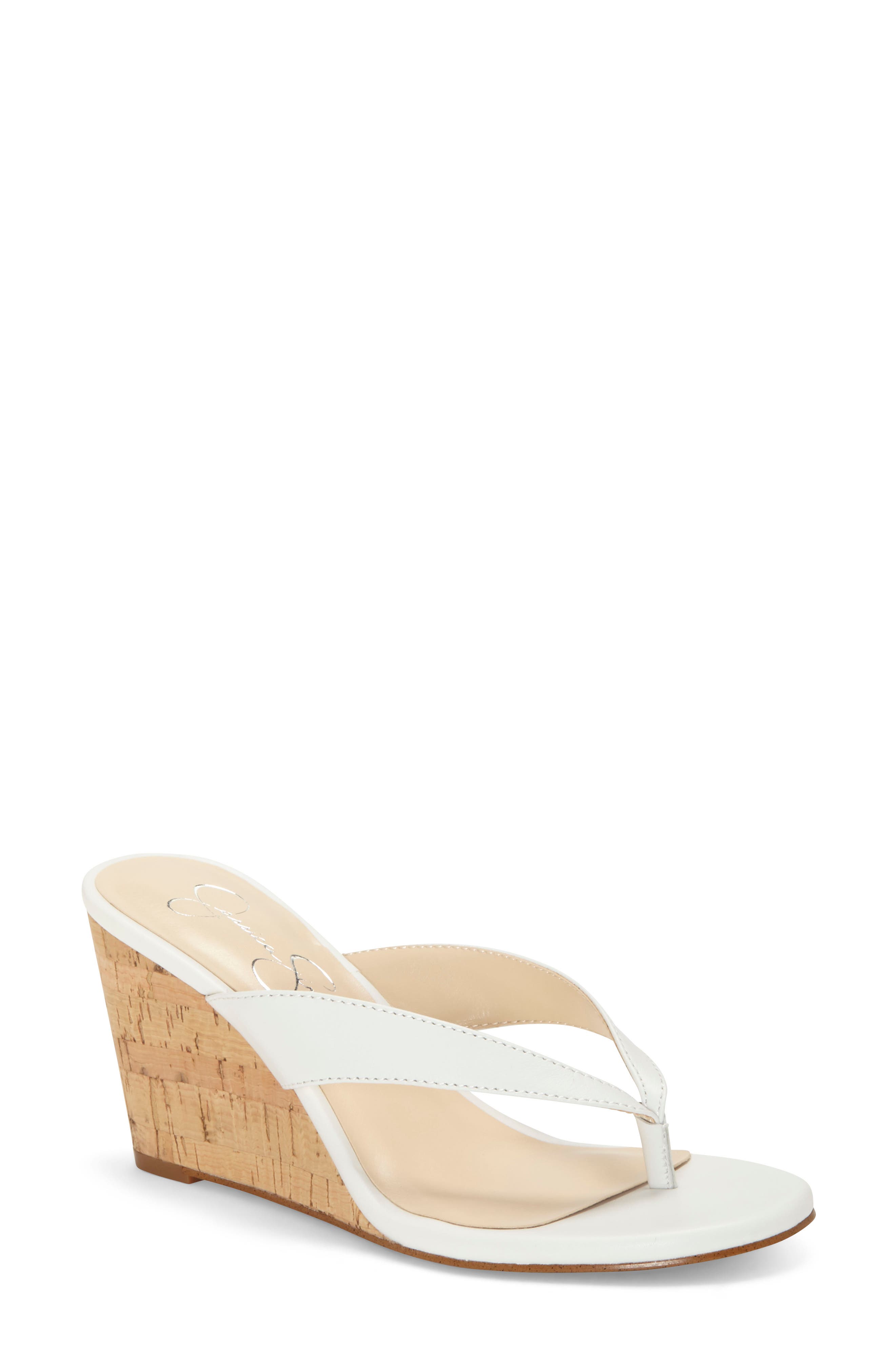 jessica simpson wedge flip flops