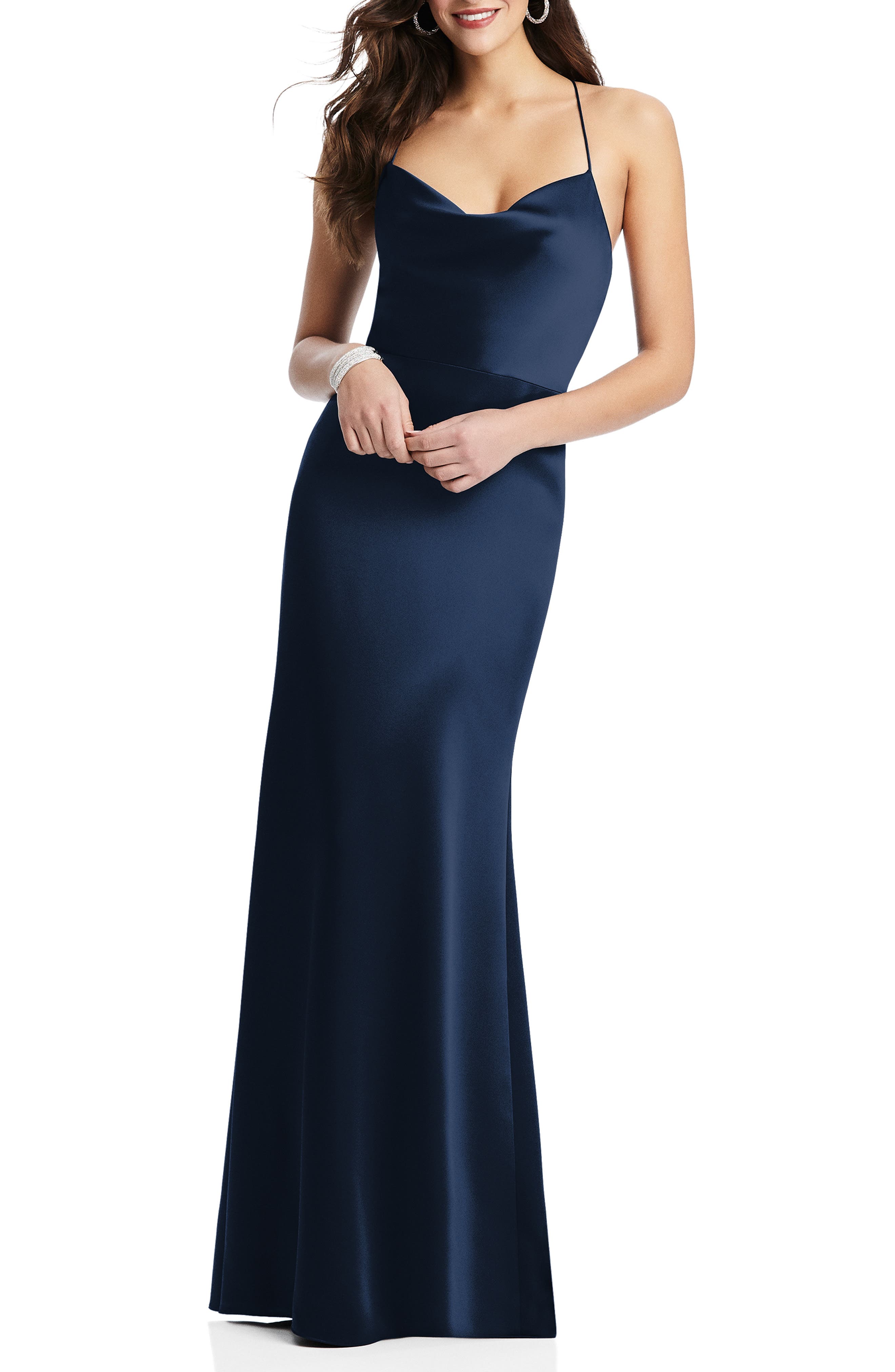 midnight blue bridesmaid dresses 