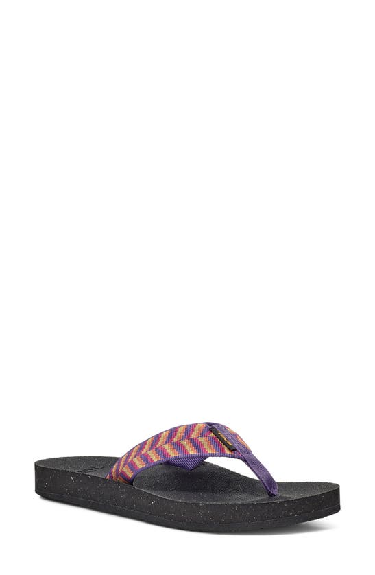 Shop Teva Reflip Flip Flop In Retro Geo Imperial Palace