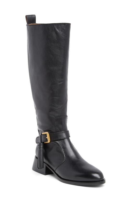 Shop See By Chloé Lory Knee High Boot In Black
