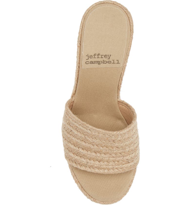 Jeffrey Campbell Sunlit Raffia Platform Wedge Sandal (Women) | Nordstrom