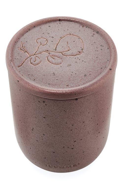 Illume ® Elemental Cypress Lavender Large Patio Ceramic Candle In Purple