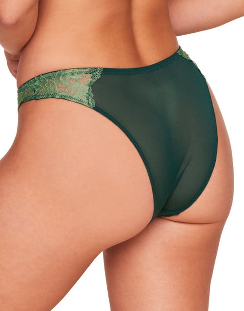 Adore Me Abella Cheeky Panties In Dark Green