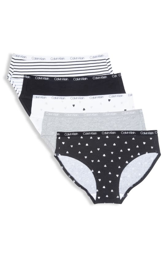 Calvin Klein Kids' Hipster Panties In Hearts