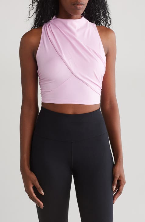 Conjunto shorts e top bloom flush pink - Done! Moda Fitness