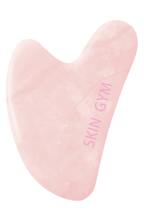 Rose Quartz Crystal Sculpty Heart Gua Sha Facial Tool
