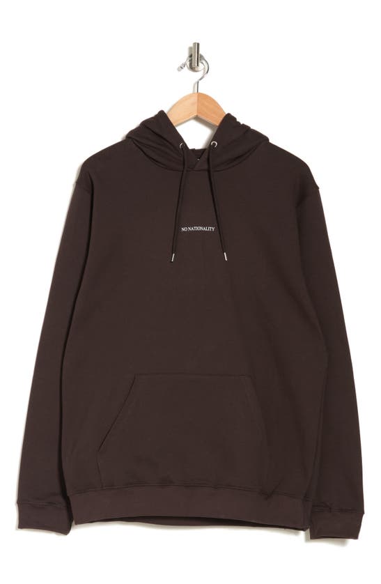 Nn07 Barrow 3385 Slim Fit Hoodie In Dark Wine