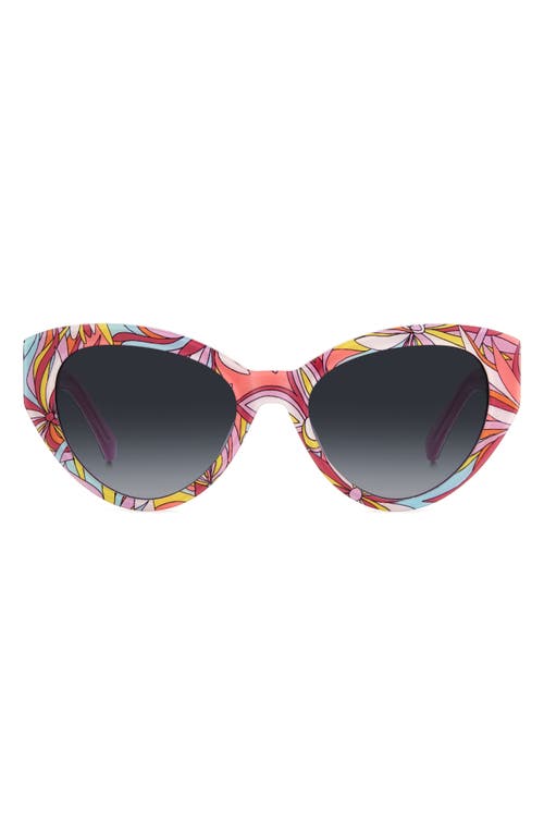 Kate Spade New York Paisleigh 55mm Gradient Cat Eye Sunglasses In Pink