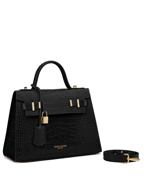 Teddy Blake Ava Croco Gold 11" In Croco Black