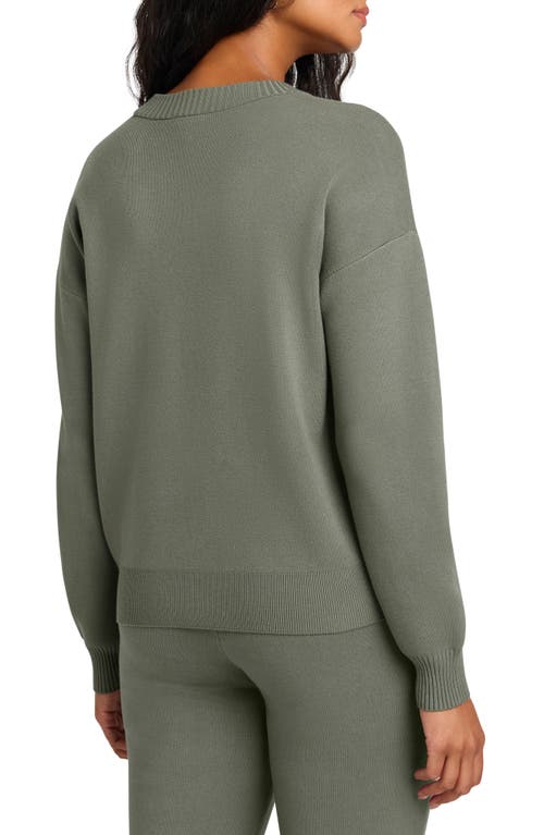 Shop Splendid X @cellajaneblog Front Seam Sweater In Olive