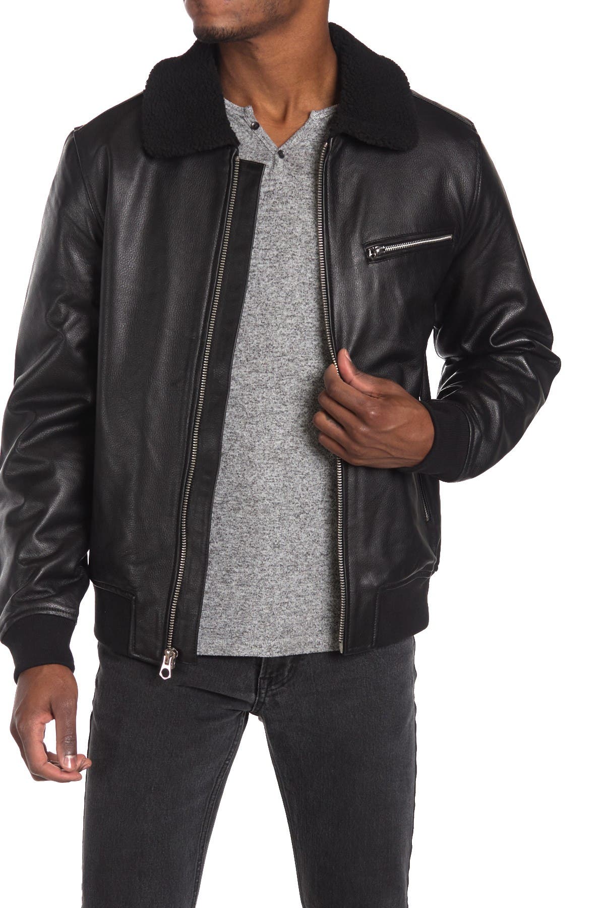 slate & stone bomber jacket