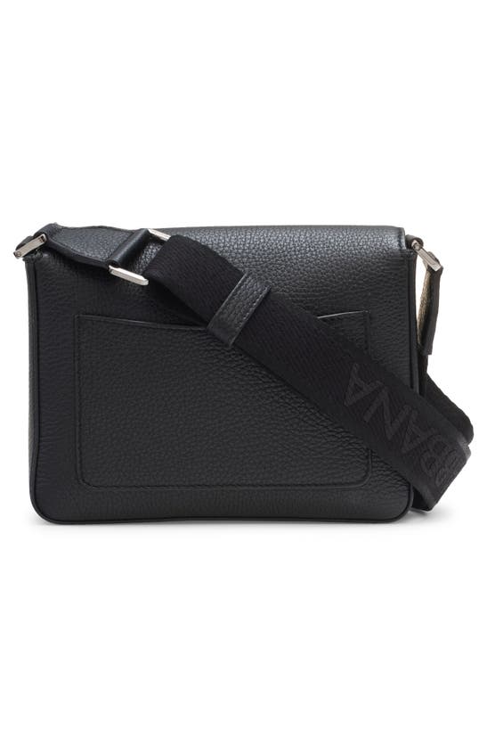 Dolce & Gabbana Dg Logo Flap Leather Crossbody Bag In Nero