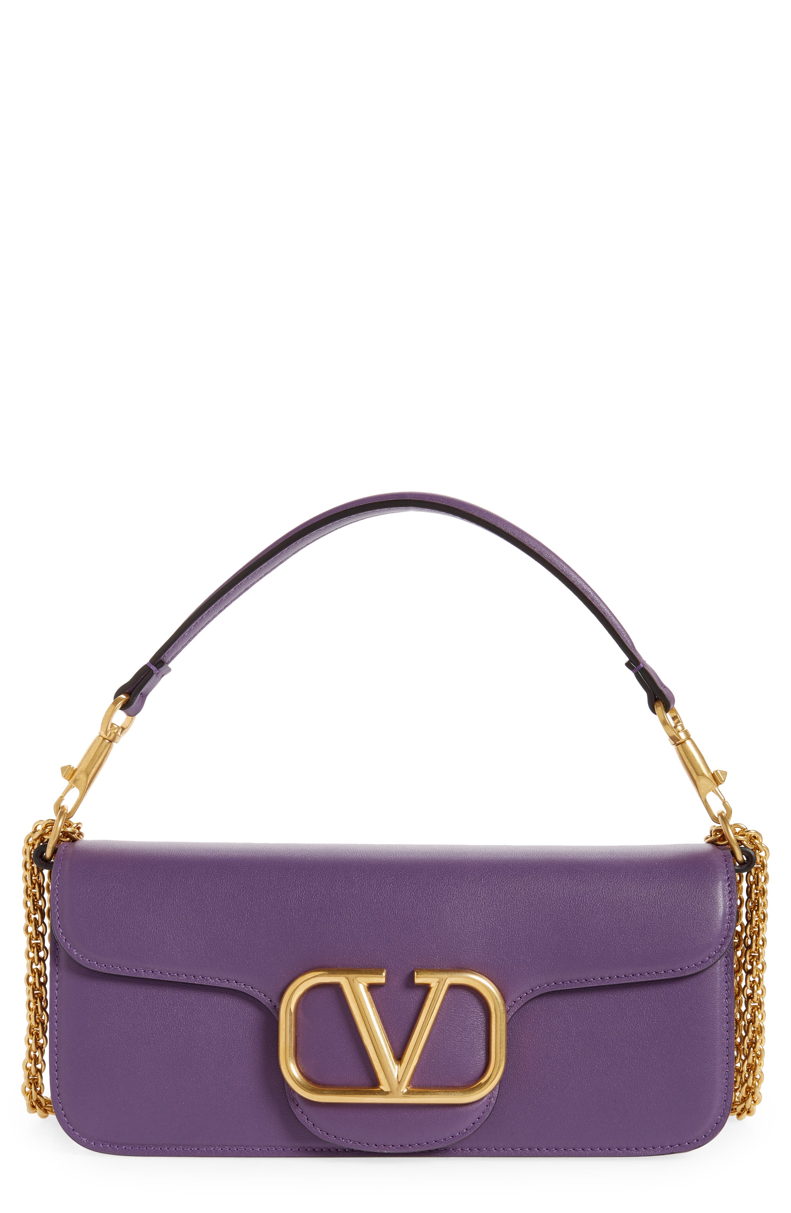 purple valentino purse