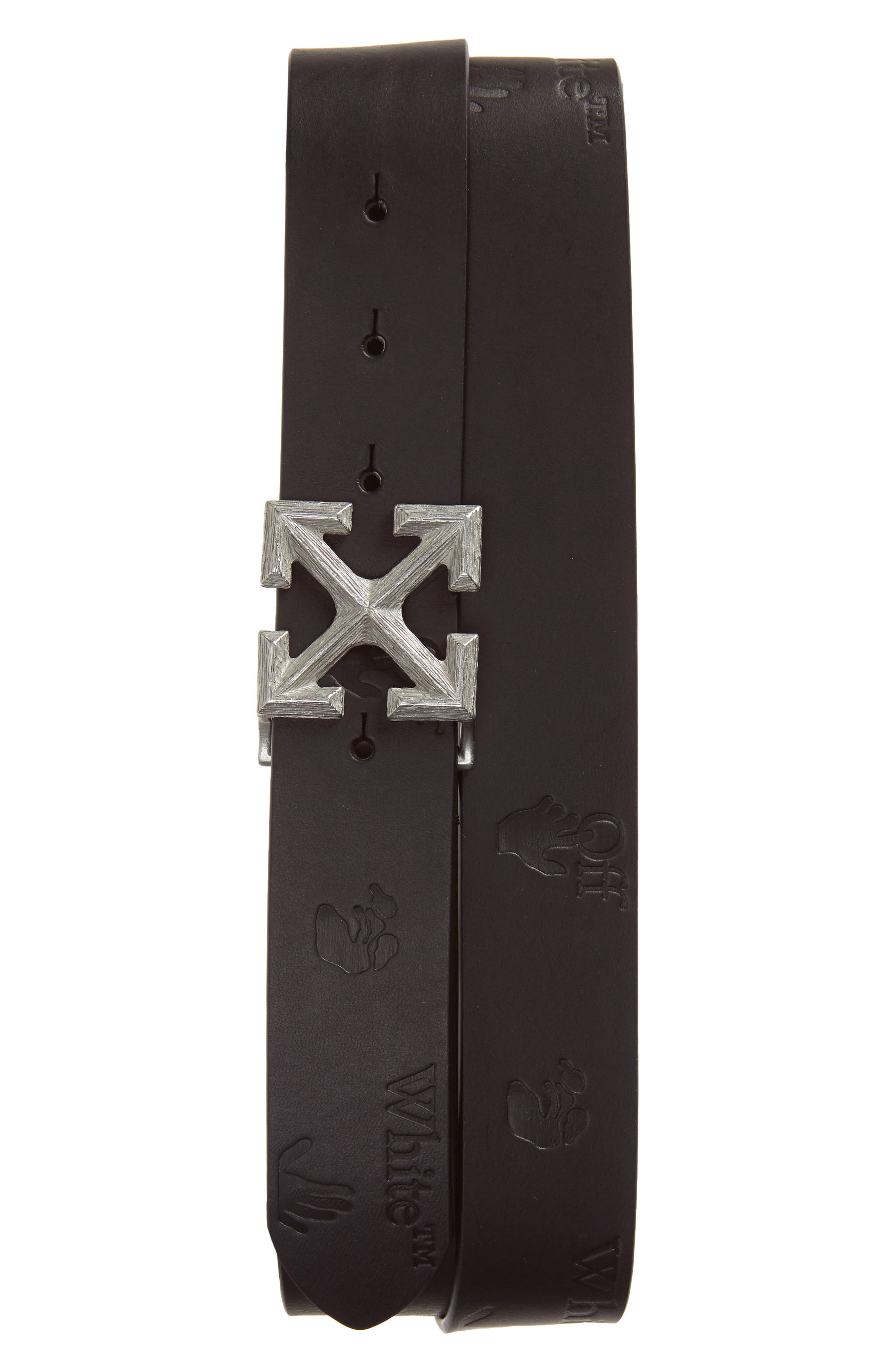 off white arrow buckle belt
