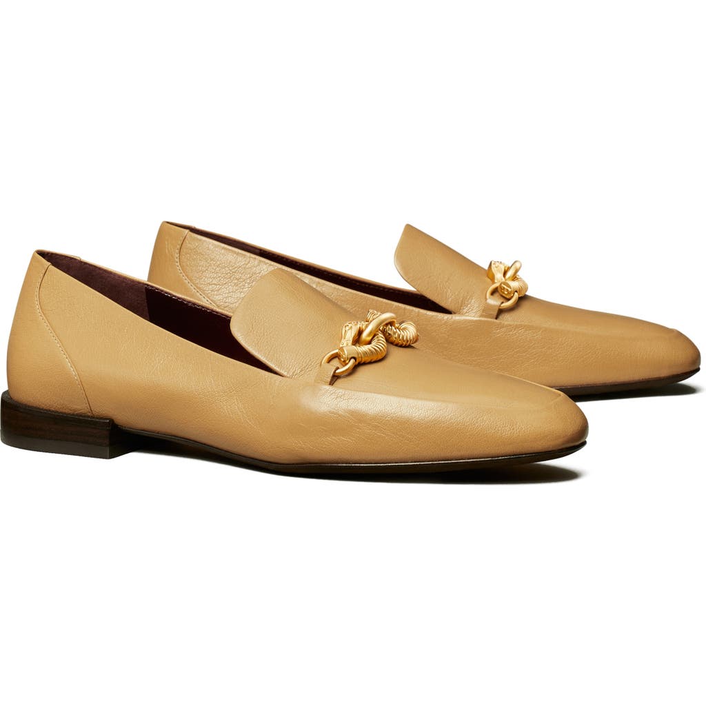 Tory Burch Jessa Loafer In Ginger Shortbread/gold