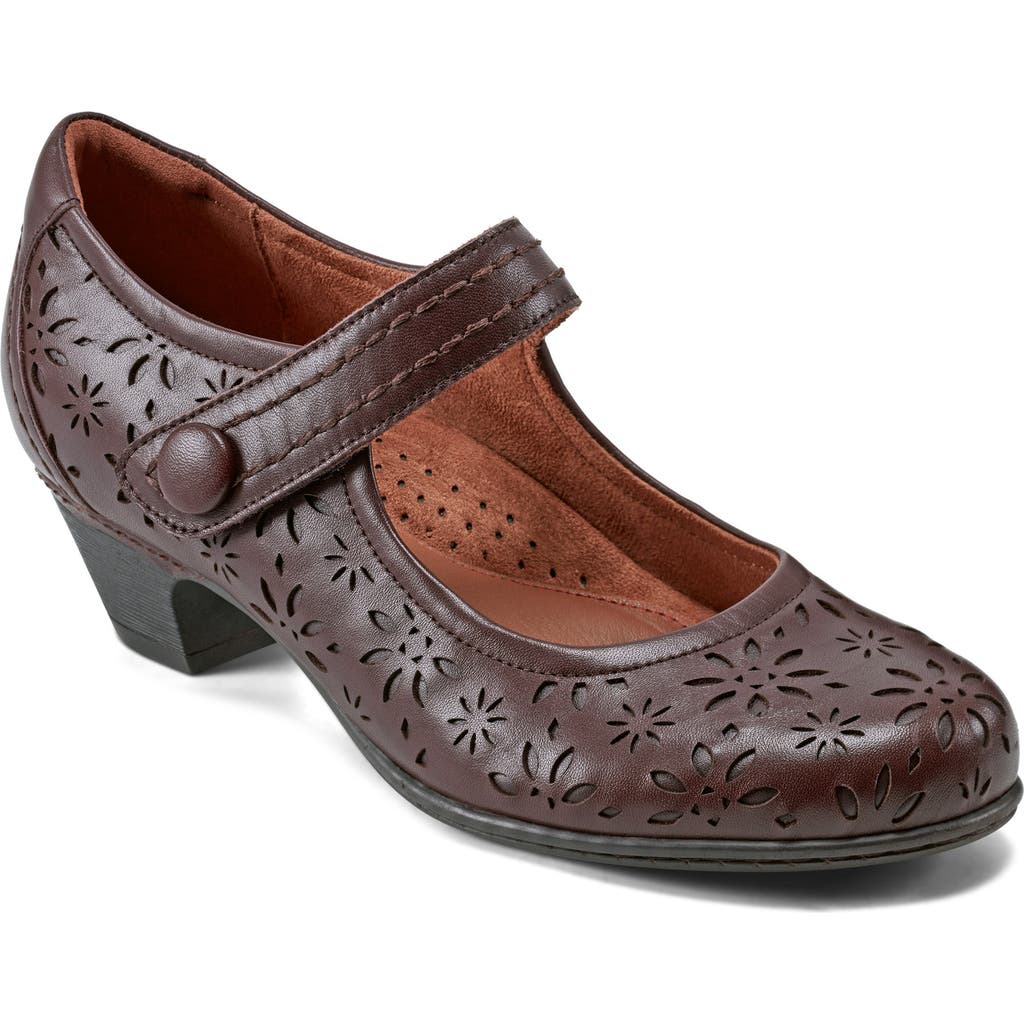 Rockport Cobb Hill Alesia Mary Jane Pump In Dark Red