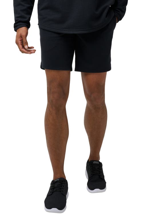 Travismathew Sideslip Fleece Shorts In Black