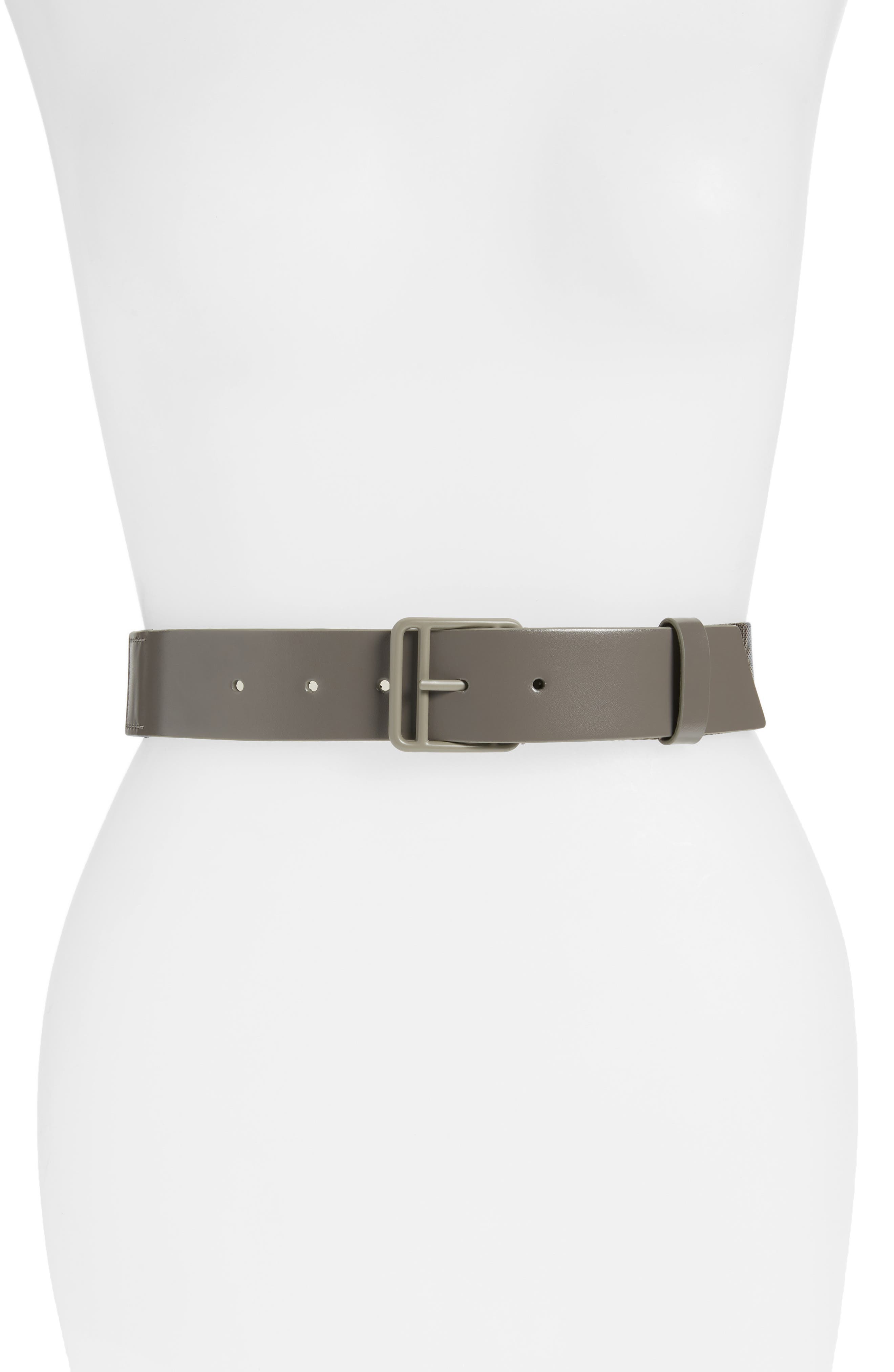 Gray dress belt Clearance