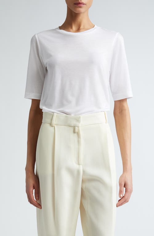 Shop Partow Parker Modal & Cashmere T-shirt In White