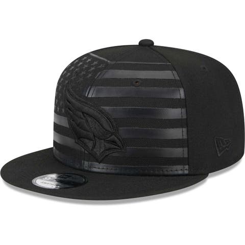 Men's New Era Cardinal/Black Arizona Cardinals Wordmark Flow 9FIFTY Snapback  Hat