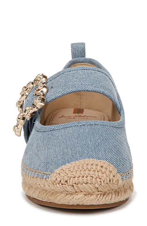Sam Edelman Maddy Mary Jane Espadrille Montrose Blue In Montrose Blue