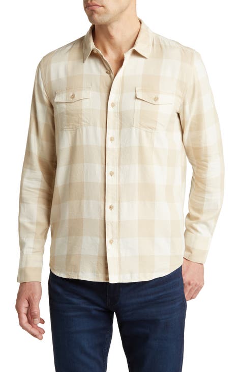 Everett Plaid Flannel Button-Up Shirt