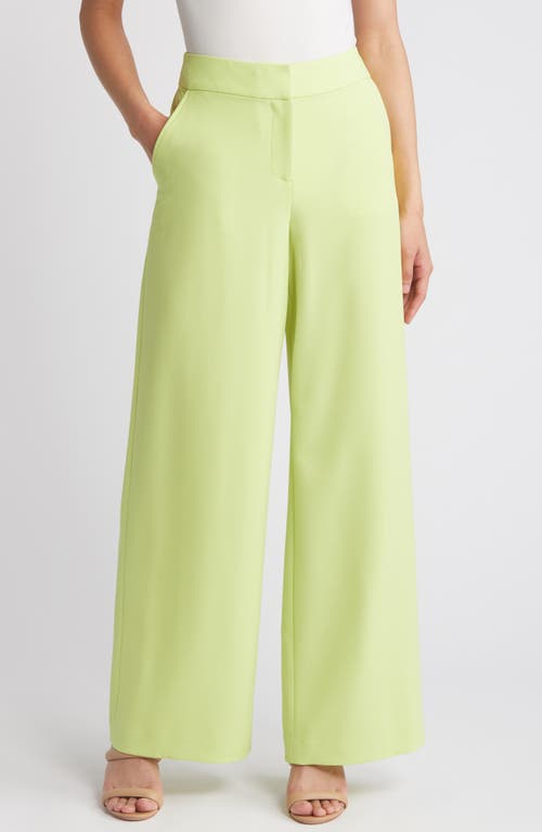 Wide Leg Pants in Lime