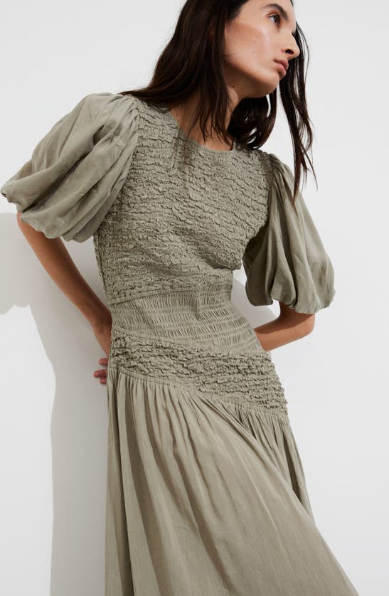 Shop & Other Stories Asymmetric Dress In Beige Medium Dusty