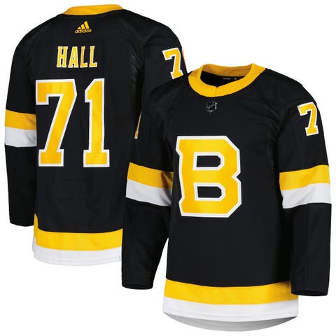 Taylor Hall Signed Adidas Climalite Boston Bruins Alternate Jersey