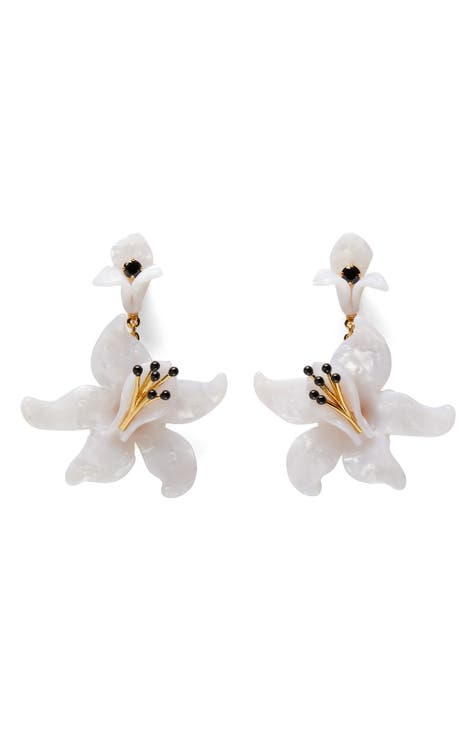 Orchid Bloom Statement Earrings