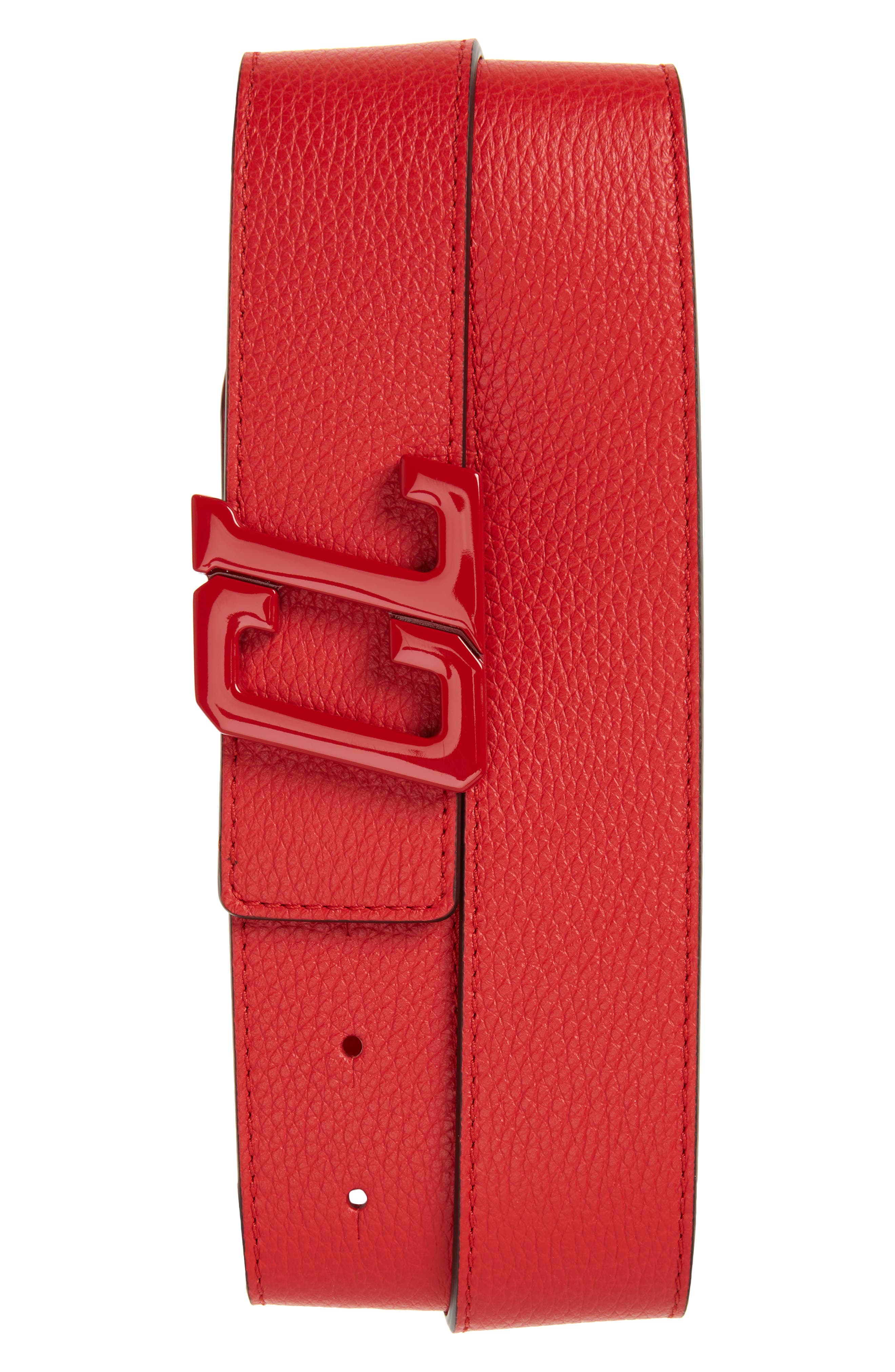 louboutin spiked leather belt