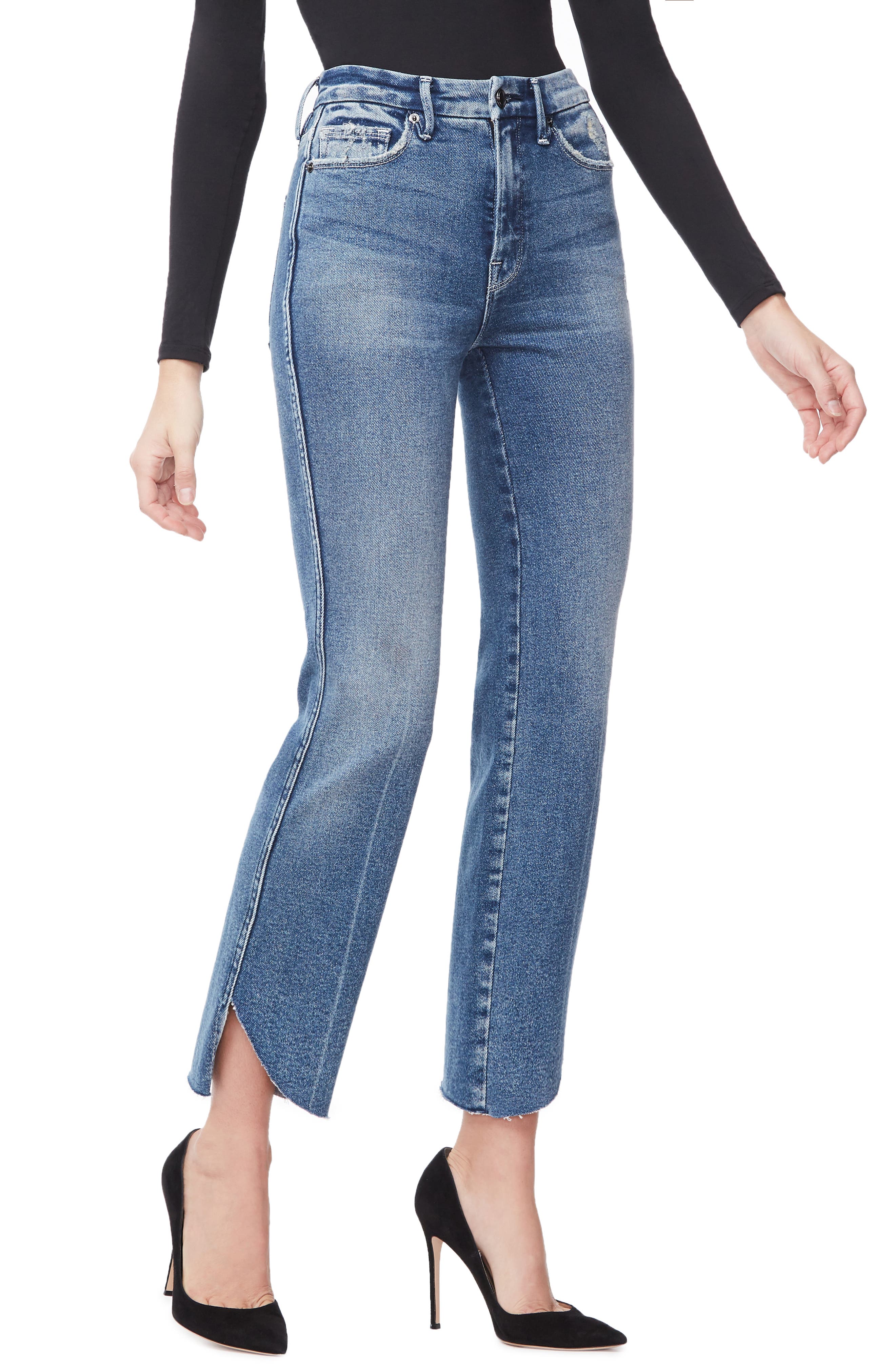 good american good curve straight leg jeans