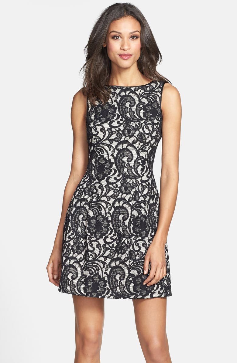 Aidan by Aidan Mattox Lace Fit & Flare Dress (Nordstrom Online Only ...
