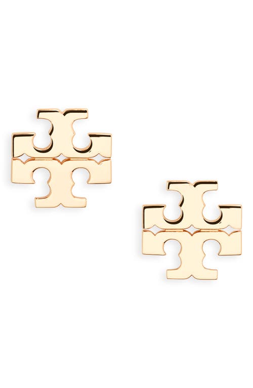 Tory Burch Eleanor Stud Earrings in Tory Gold at Nordstrom