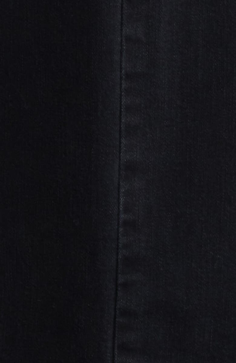 Wit & Wisdom Sam 'Ab'Solution High Waist Wide Leg Jeans, Alternate, color, Washed Black