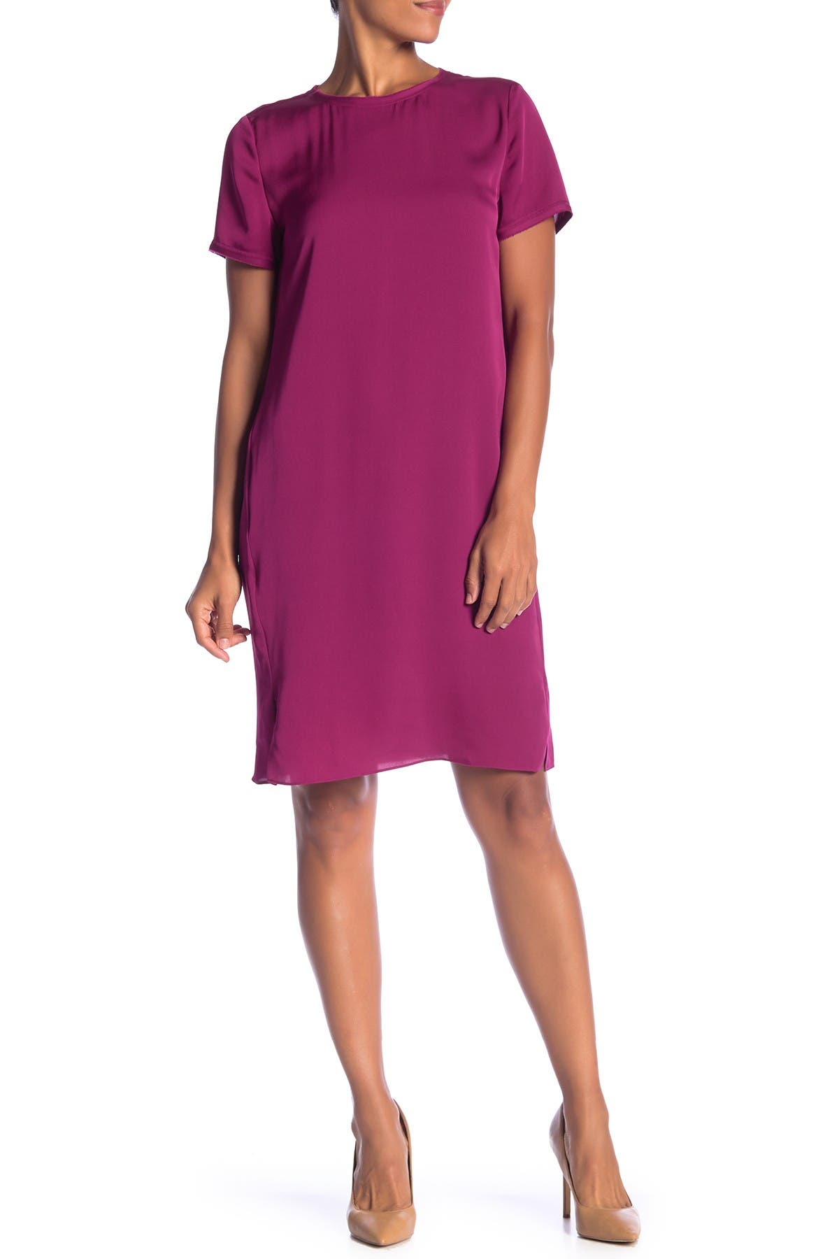 silk t shirt dress