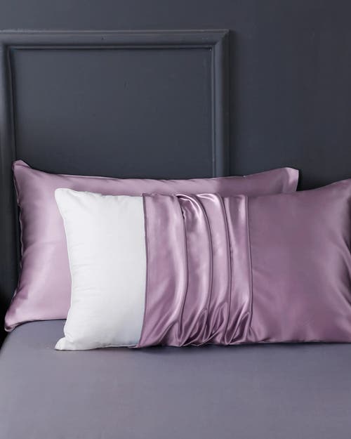 Shop Lilysilk Pure Mulberry Silk Terse Envelope Luxury Pillowcase In Lavender