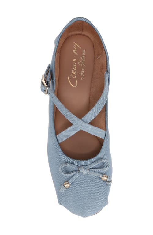 Circus Ny By Sam Edelman Zuri Ballet Flat In Light Wash Blue