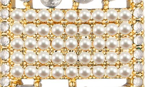 Eye Candy Los Angeles Pop Champagne Cubic Zirconia Drop Earrings In Gold