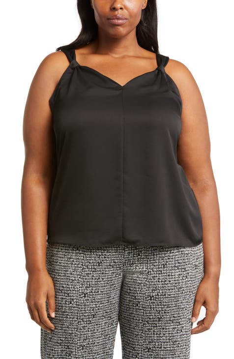 Plus Size 5Xl Women's Basic Stripe Camisole Adjustable Spaghetti Strap Tank  Top Plus Size Shirts Sleeveless Shirt V Neck Tank Tops