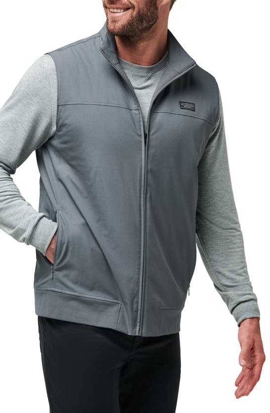 Travis Mathew Wanderlust Vest In Quiet Shade